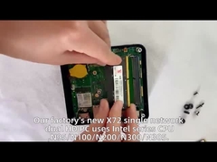 인텔 DDR4 미니 휴대용 PC 와이파이 냉각 팬 듀얼 HD 지원 4K 디스플레이