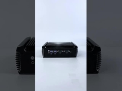 인텔 코어 i3 7100U 미니 PC 팬리스 산업용 PC 16GB, 2 LAN, 2 COM