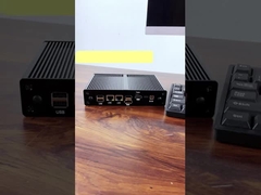 인텔 N100 팬리스 및 16GB RAM, 2 LAN, 2 COM 산업용 미니 PC