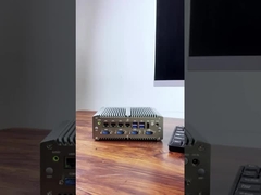 인텔 코어 I7-10510U 프로세서 4 LAN 및 6 COM 산업용 미니 PC