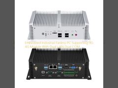 팬리스 산업용 PC 3G 4G 듀얼 LAN 듀얼 COM