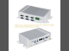Intel i3 산업용 팬리스 PC 6COM GPIO