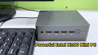인텔 N100 프로세서 듀얼 랜 미니 PC 4 USB DDR4 46GB 램
