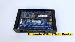 Intel Pentium 4415U 프로세서 6 Intel I225 기가비트 LAN 포트를 갖춘 미니 PC