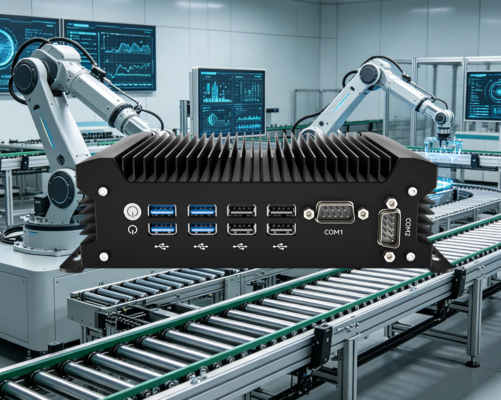 최신 회사 블로그 Industrial Mini PC Industry Expands Rapidly: SME Digital Transformation Boosts Demand for Dual LANI Multi RS232 Hardware
