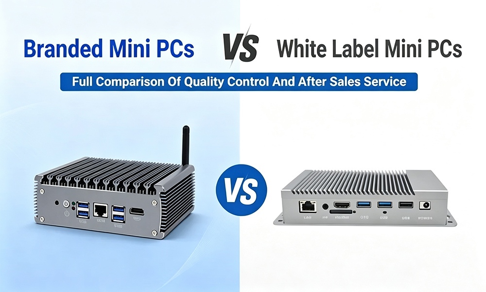 최신 회사 블로그 브랜드 미니 PC vs. 화이트 라벨 미니 PC: 품질 관리 및 애프터 서비스 완벽 비교