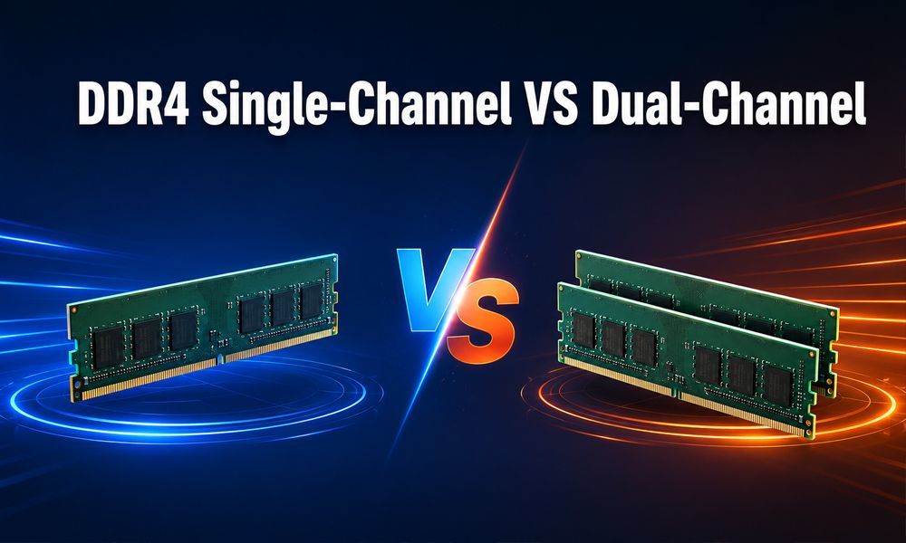 최신 회사 블로그 DDR4 Single Channel VS Dual Channel: How Memory Configuration Affects Integrated Graphics Performance In Mini PCs