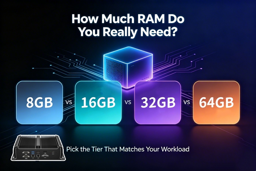 최신 회사 블로그 8GB vs 16GB vs 32GB vs 64GB Mini PC: How Much RAM Do You Really Need?