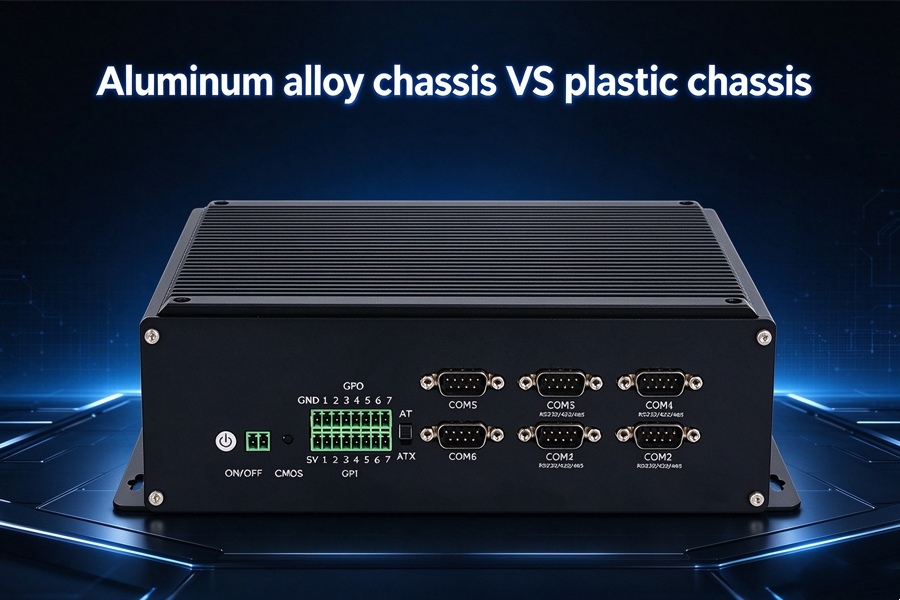 최신 회사 블로그 Aluminum alloy chassis VS plastic chassis: Differences in heat dissipation and shielding for industrial PCs
