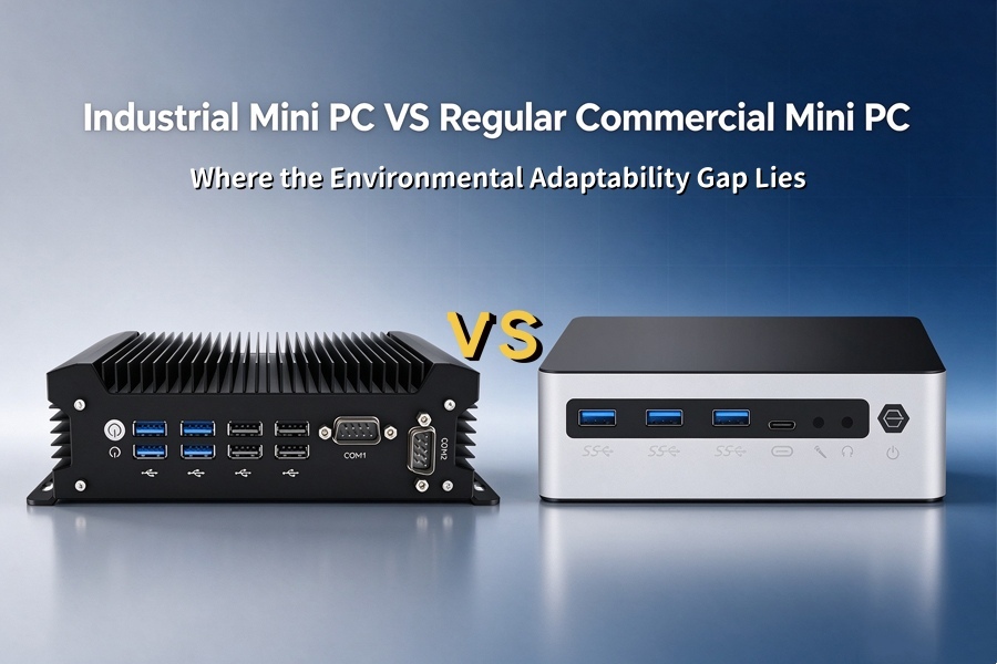 최신 회사 블로그 산업용 미니 PC VS 일반 상업용 미니 PC: 환경 적응력 격차가 어디에 있습니까?