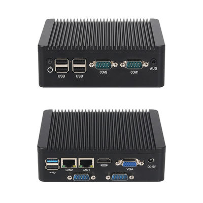 듀얼 LAN 4 COM 산업용 미니 PC 인텔 셀레론 N2840 프로세서 및 DDR3L