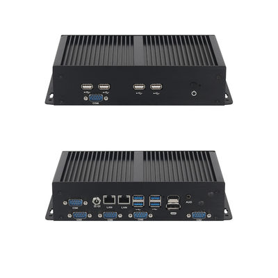주문 DDR4 팬리스 산업용 미니 PC 듀얼 LAN 6COM 인텔 코어 셀레론 시리즈 online manufacture