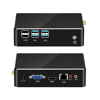 구입하다 미니 PC 인텔 코어 i3 7100U 프로세서 mSATA SSD DDR3L 16G 램 및 냉각 팬 온라인 제조