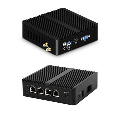 주문 Fanless Firewall Mini PC Router With Celeron N2830 DDR3 8GB RAM Aluminum Chassis online manufacture