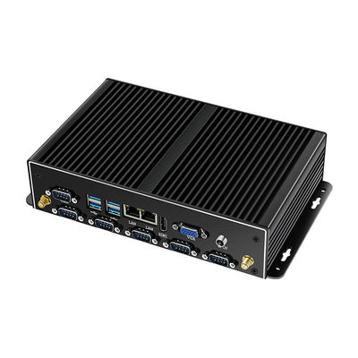 주문 DDR4 32GB 산업용 PC 인텔 코어 i7 10510U 듀얼 LAN SATA SSD 미니 PC WiFi 온라인 제조