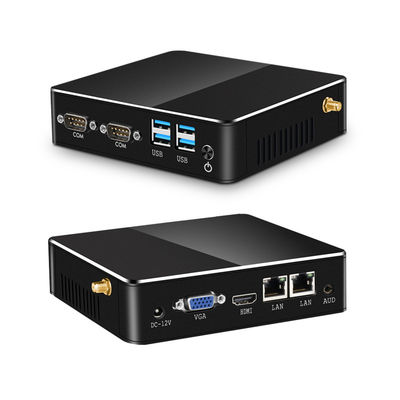 주문 Intel Celeron J1900 Dual LAN Industrial PC Dual COM DDR4 16GB RAM Fanless Computer online manufacture