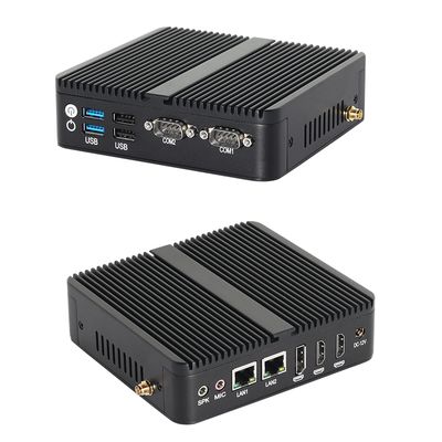 주문 DDR4 16GB RAM 및 2개의 HD 산업용 팬리스 PC를 갖춘 Intel Celeron J6412 프로세서 온라인 제조