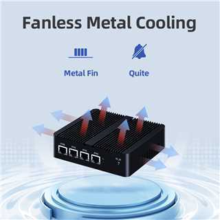 주문 Intel N150 Processor With Four LAN and Dual COM 1HDMI 1DP Industrial Mini PC 온라인 제조