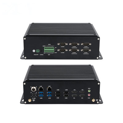 주문 인텔 I7 8705G 프로세서 4 USB2.0 4USB3.0 6 및 4 HDMI 산업용 미니 PC 온라인 제조