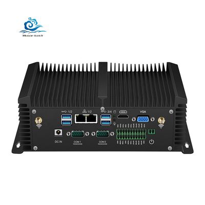 주문 Fanless Industrial PC with All Aluminum Alloy Casing Multiple OS Support and WIFI Intel Core i5 DDR4 RAM 온라인 제조