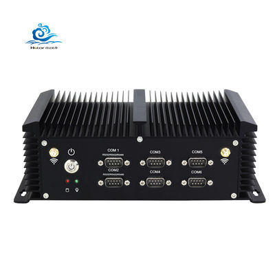 주문 인텔 코어 i5-4200U 산업용 미니 PC 6*RS232 RS422 RS485 8*USB 및 IP68 등급 팬 없는 임베디드 컴퓨터 온라인 제조
