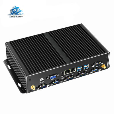 주문 Fanless Industrial PC with 6*RS232/485 and 8*USB Ports Featuring Intel Core i5 4200U Processor online manufacture