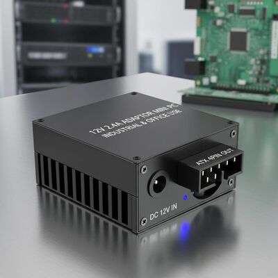 주문 12V 2.4A 어댑터 미니 PC 밸런 1 DC 12V 4Pin ATX 전원 공급 장치 산업 자동화 및 사무실에 이상적입니다 온라인 제조