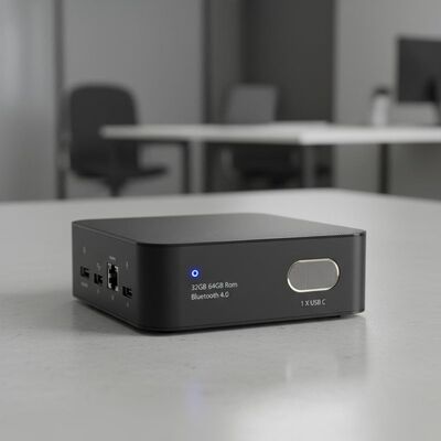 주문 32GB 64GB Rom 미니 PC 블루투스 4.0 및 1 X USB C 포트를 탑재하여 원활한 연결을 제공합니다 온라인 제조