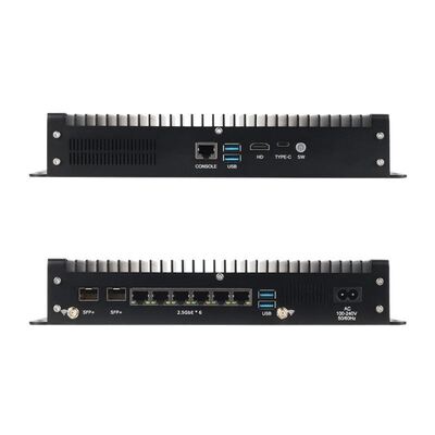 주문 소프트웨어 라우터 인텔 코어 I5 1235U 프로세서 6 LAN 포트 및 2 10G SFP 광 포트 기업 사무실 및 공장 온라인 제조