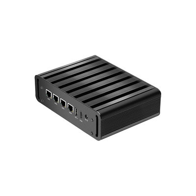 인텔 N100 4 LAN 듀얼 COM 산업용 미니 팬리스 PC 와이파이 DDR4 16G 램 윈도우 리눅스