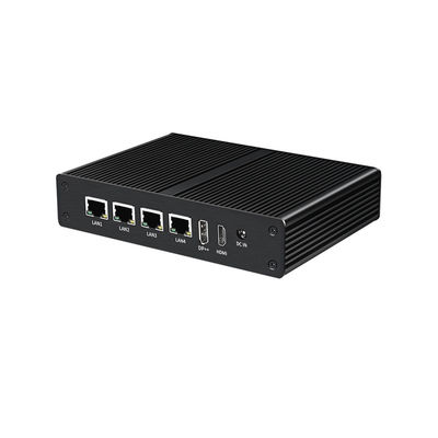 산업용 팬리스 미니 컴퓨터 리눅스 인텔 N100 DDR4 16G 램 4LAN 듀얼 COM