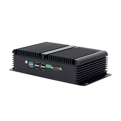 DDR4 16G 램 인텔 N100 팬리스 산업용 미니 PC 4 LAN 듀얼 COM 리눅스 와이파이