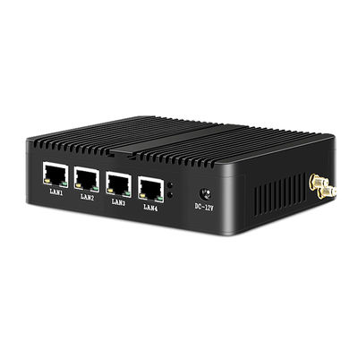 4 LAN DDR3L 방화벽 라우터 팬 없는 미니 PC 인텔 셀레론 시리즈 J1900
