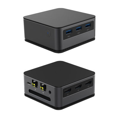 인텔 알더 레이크 N95 4 코어 4 스레드 미니 PC LPDDR5 12G 2 이더넷 및 와이파이