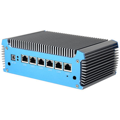인텔 셀레론 3865U 소프트 라우터 미니 PC 6 RJ45 i211AT 기가비트 LAN 및 DDR4 램