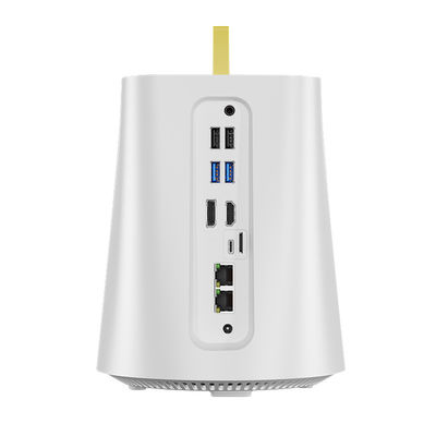 4개의 RJ45 2.5G LAN 소프트웨어 라우터 DDR4 32G NAS 인텔 및 AMD 방화벽 미니 PC