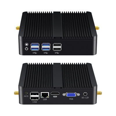 인텔 코어 시리즈 팬리스 홈 오피스 미니 PC DDR3L 최대 8G 및 8USB 포트