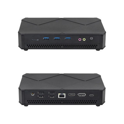 인텔 코어 i5 시리즈 블랙 미니 PC 듀얼 M.2 SSD 2280 듀얼 안정 냉각 팬