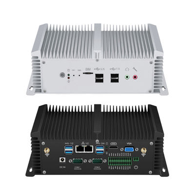 임베디드 산업용 팬리스 PC 3G 4G 모듈을 지원하는 듀얼 LAN 듀얼 COM