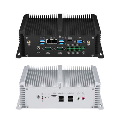 듀얼 채널 DDR4 Win 10 Linux를 갖춘 듀얼 LAN 듀얼 COM 팬리스 산업용 PC