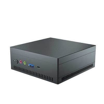 AMD 아슬론 골드 3150U 블랙 미니 PC 홈 오피스용 알루미늄 합금 차시
