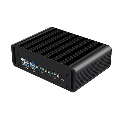 인텔 코어 i3 i5 i7 프로세서 2LAN 2COM RS485과 함께 팬리스 산업용 미니 PC