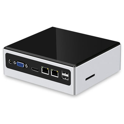 인텔 코어 I5 4210U 2 코어 산업용 PC 듀얼 LAN 듀얼 COM 및 팬