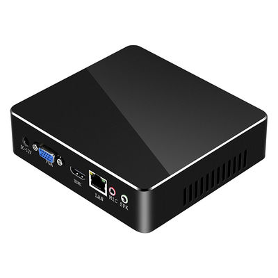 미니 PC 인텔 코어 i3 7100U 프로세서 mSATA SSD DDR3L 16G 램 및 냉각 팬