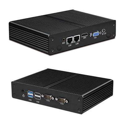 인텔 펜티엄 셀레론 산업용 팬리스 미니 PC ODM OEM 사용자 정의를 지원합니다