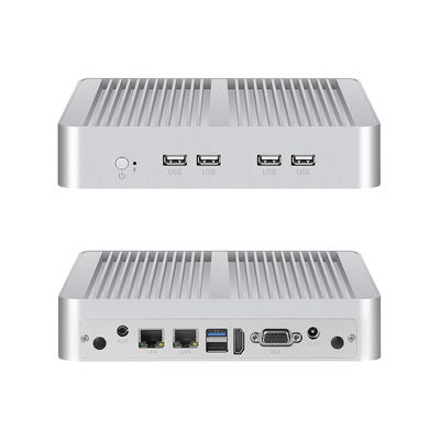 인텔 미니 PC 셀레론 J1900 팬 없는 8GB 램 컴팩트 미니 PC 홈 보조