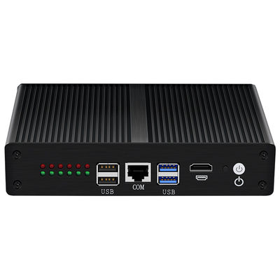 인텔 펜티엄 4405U 미니 PC 라우터 6 이더넷 블랙 알루미늄 차체
