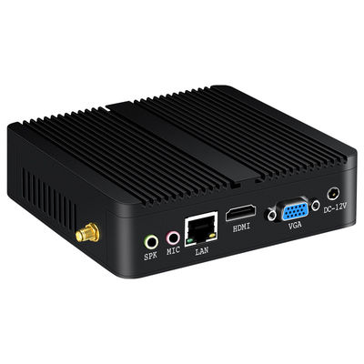 단일 이더넷 팬리스 미니 PC 6USB 인터페이스 가정 사무실용 프로터블 컴퓨터