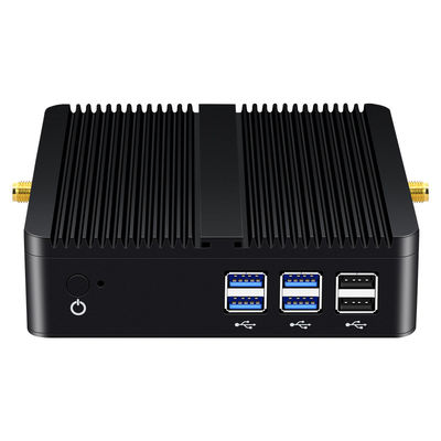 DDR3 램 팬리스 미니 PC 인텔 프로세서 미니 데스크톱 컴퓨터 알루미늄 차시