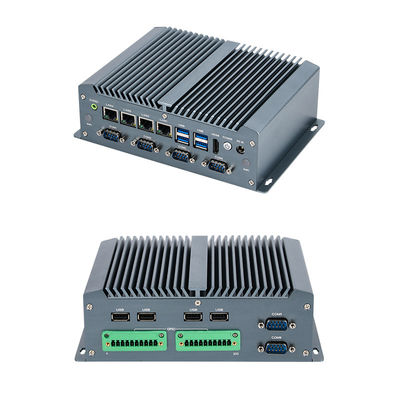 팬리스 산업용 PC 인텔 코어 i5 8250U 4 이더넷 GPIO 미니 컴퓨터 COM